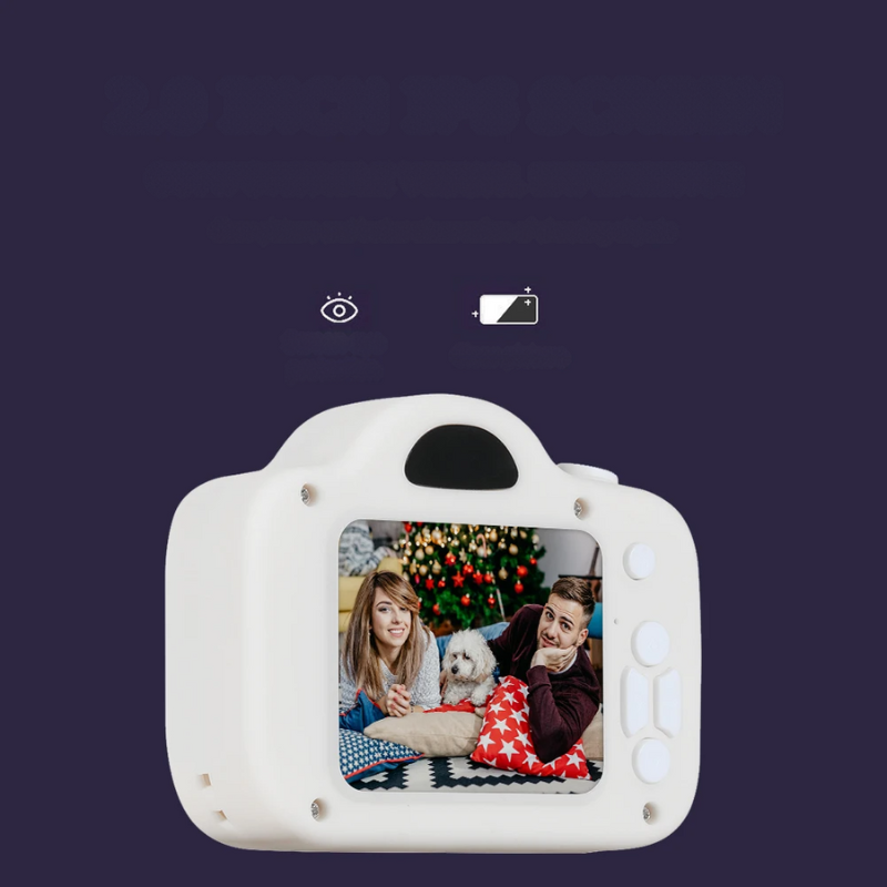 Digital camera for children with 1080p video, colour screen and battery
