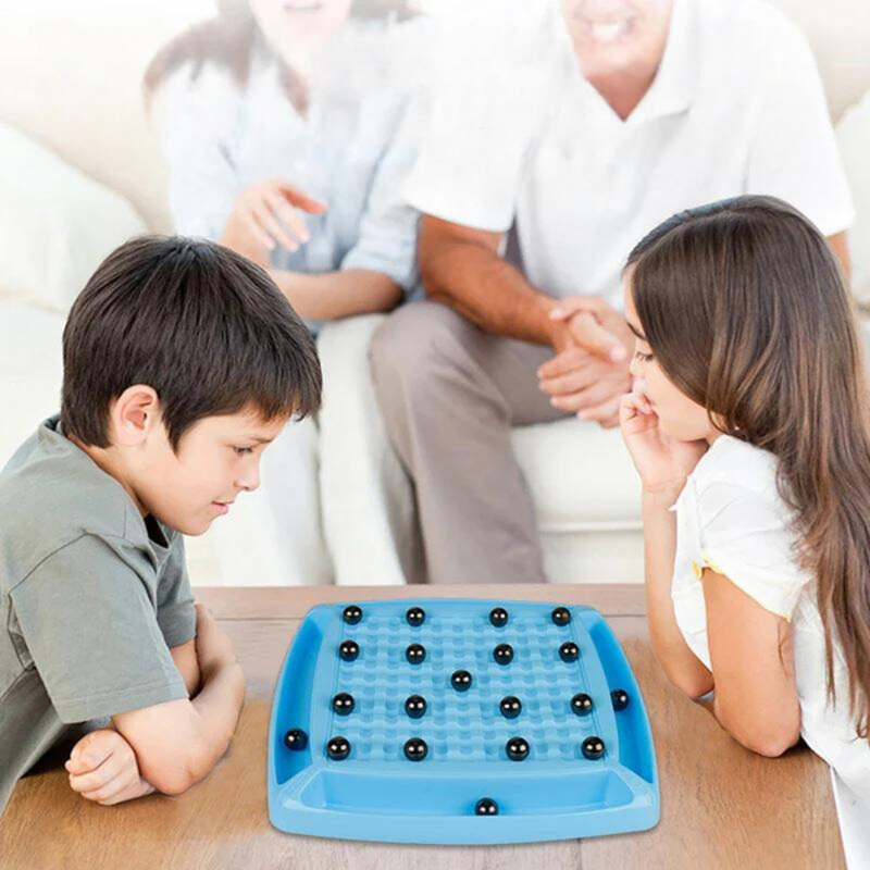Magnetic logic game Kugelblock – tactical board with small balls