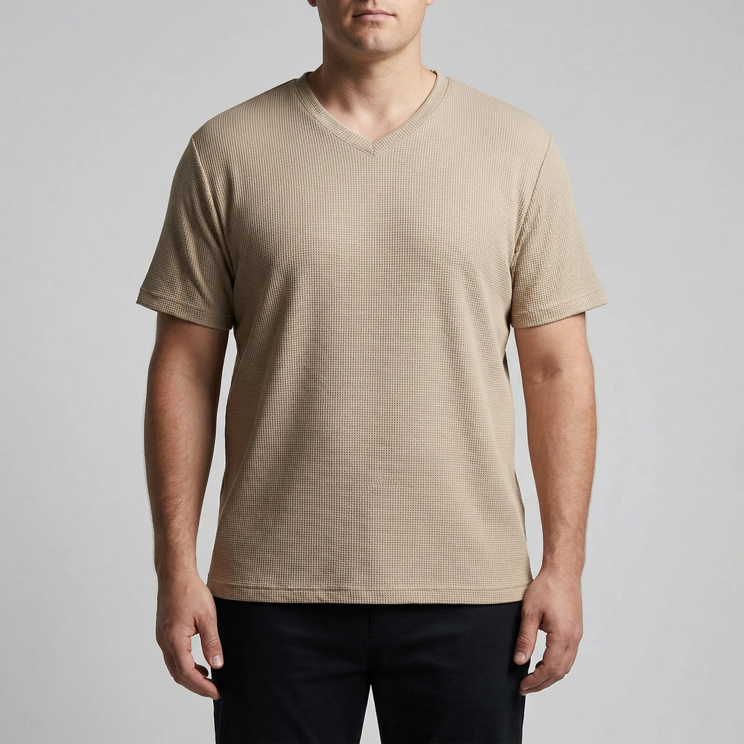 V-Neck Short Sleeve Summer Tee - Melvin
