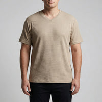 V-Neck Short Sleeve Summer Tee - Melvin
