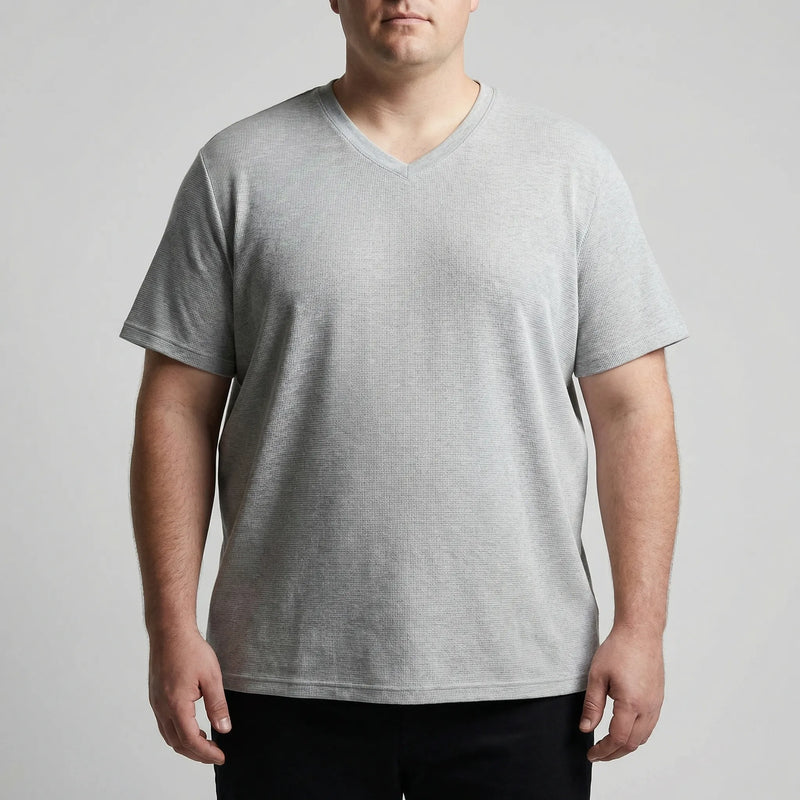 V-Neck Short Sleeve Summer Tee - Melvin