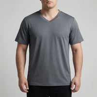 V-Neck Short Sleeve Summer Tee - Melvin