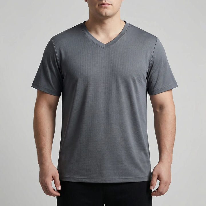 V-Neck Short Sleeve Summer Tee - Melvin