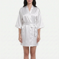 V-Neck Wrap Dressing Gown - Lucy