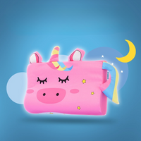 Children's neck pillow with ergonomic support – available in animal designs