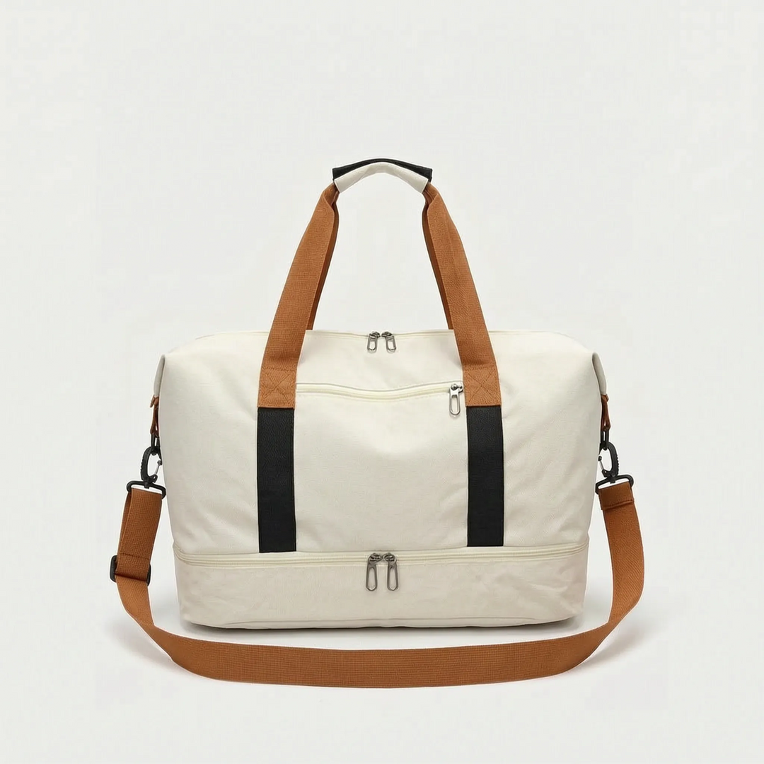 Versatile Compartmentalised Gym Duffel Bag - Velekto