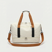 Versatile Compartmentalised Gym Duffel Bag - Velekto