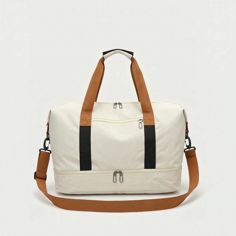 Versatile Compartmentalised Gym Duffel Bag - Velekto
