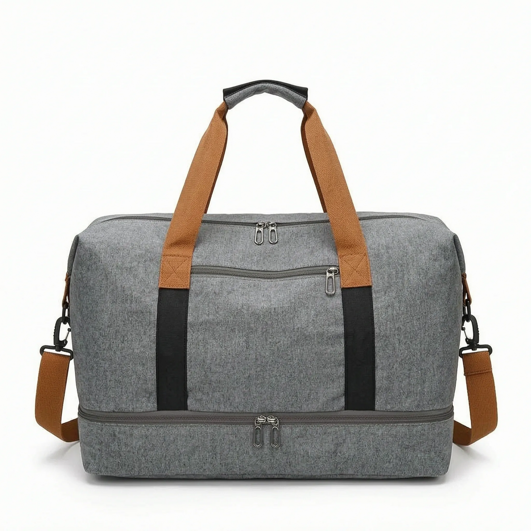 Versatile Compartmentalised Gym Duffel Bag - Velekto