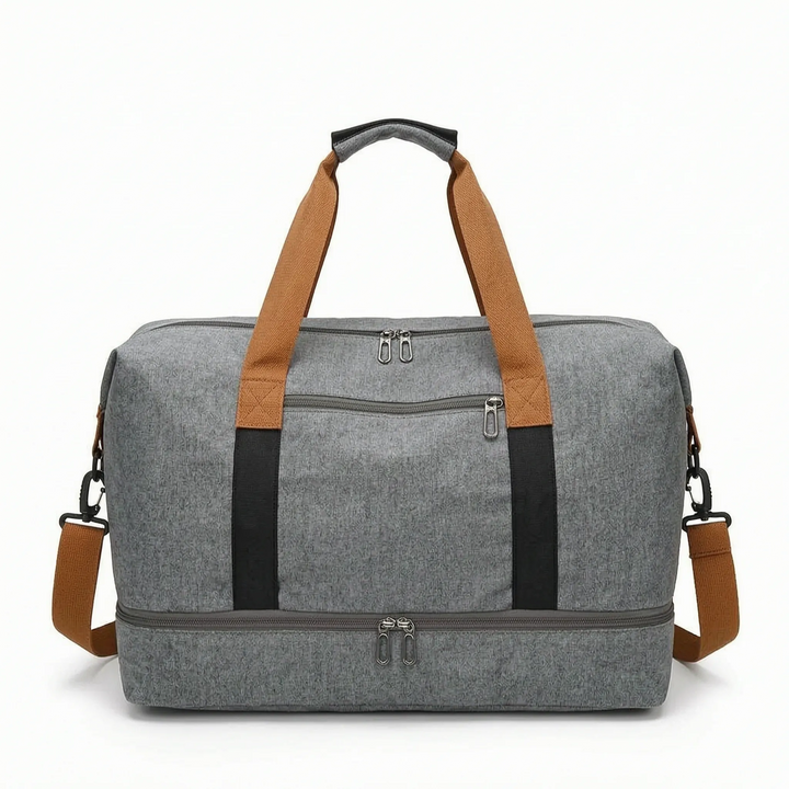 Versatile Compartmentalised Gym Duffel Bag - Velekto