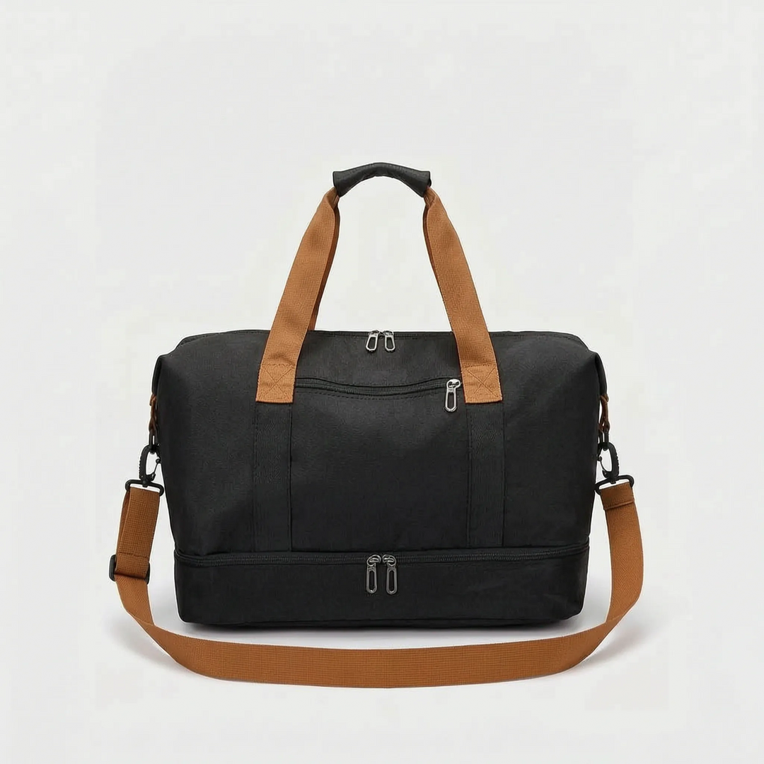 Versatile Compartmentalised Gym Duffel Bag - Velekto