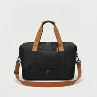 Versatile Compartmentalised Gym Duffel Bag - Velekto