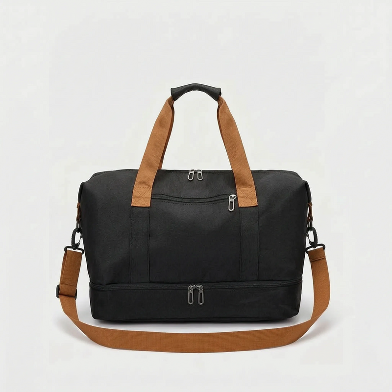 Versatile Compartmentalised Gym Duffel Bag - Velekto