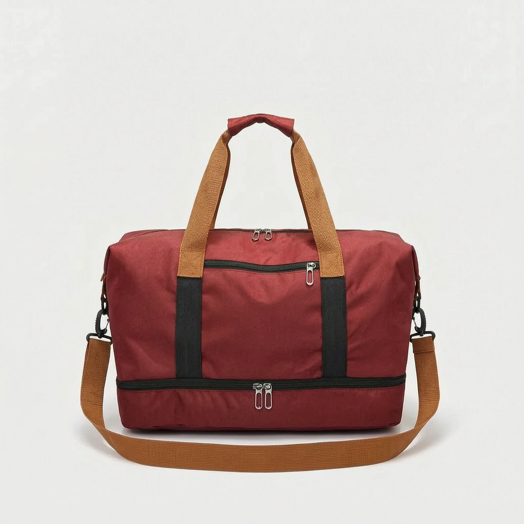 Versatile Compartmentalised Gym Duffel Bag - Velekto