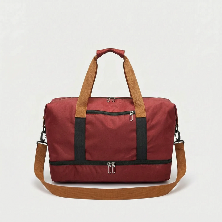 Versatile Compartmentalised Gym Duffel Bag - Velekto