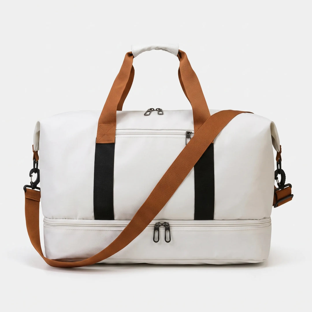 Versatile Compartmentalised Gym Duffel Bag - Velekto