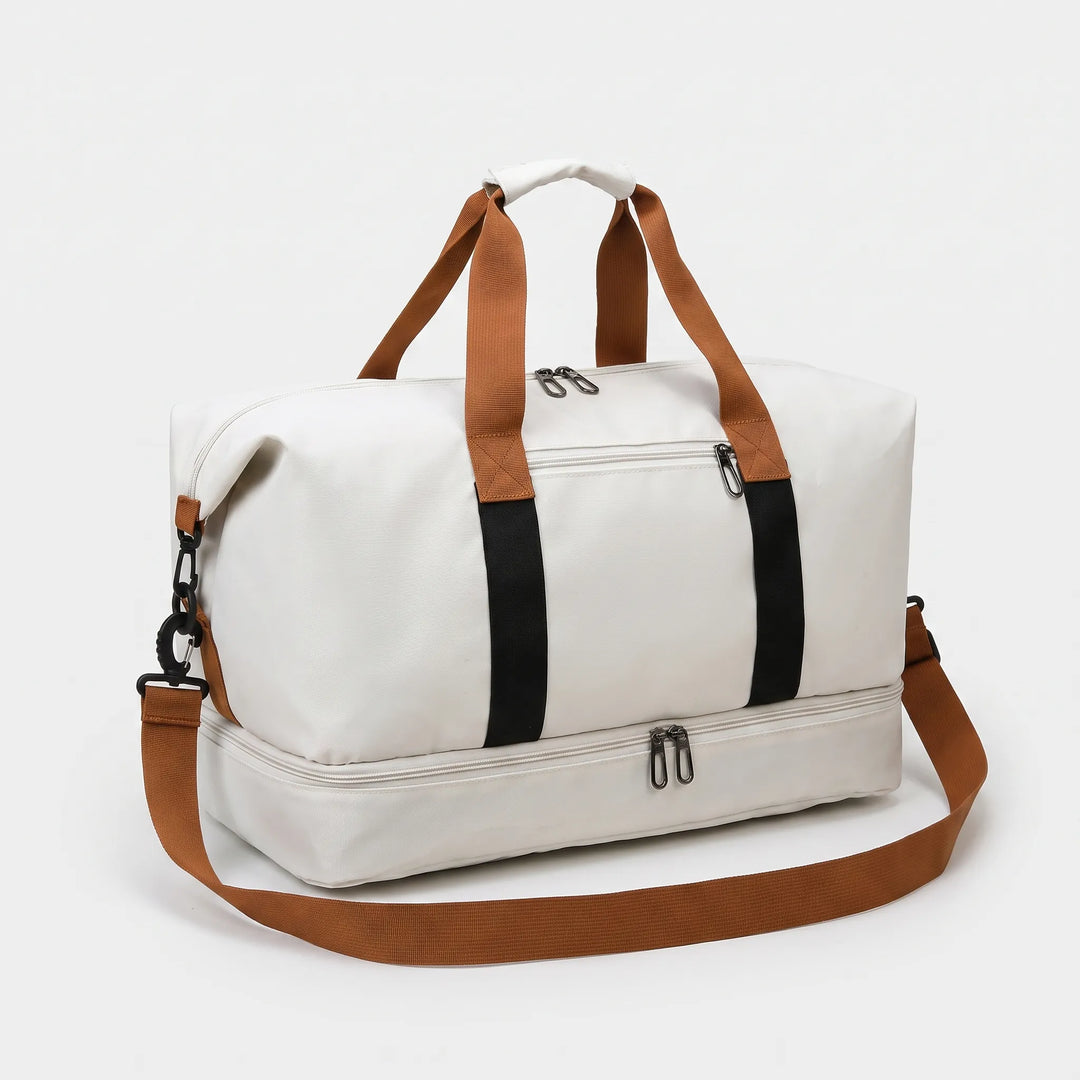 Versatile Compartmentalised Gym Duffel Bag - Velekto