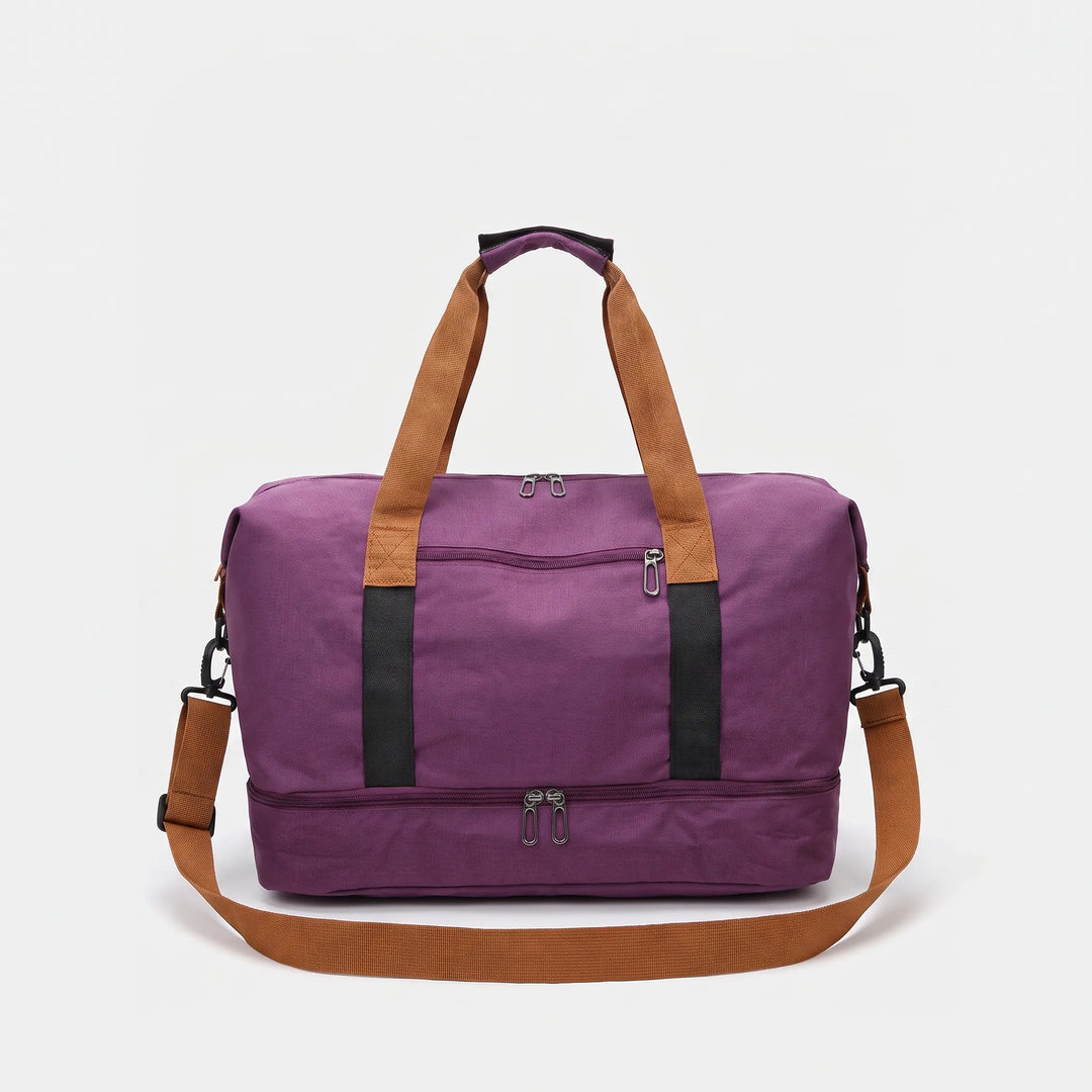 Versatile Compartmentalised Gym Duffel Bag - Velekto