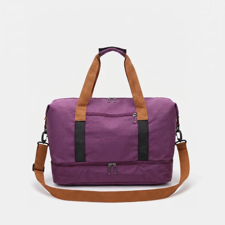 Versatile Compartmentalised Gym Duffel Bag - Velekto