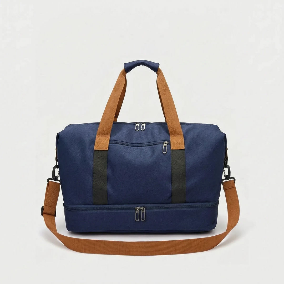 Versatile Compartmentalised Gym Duffel Bag - Velekto