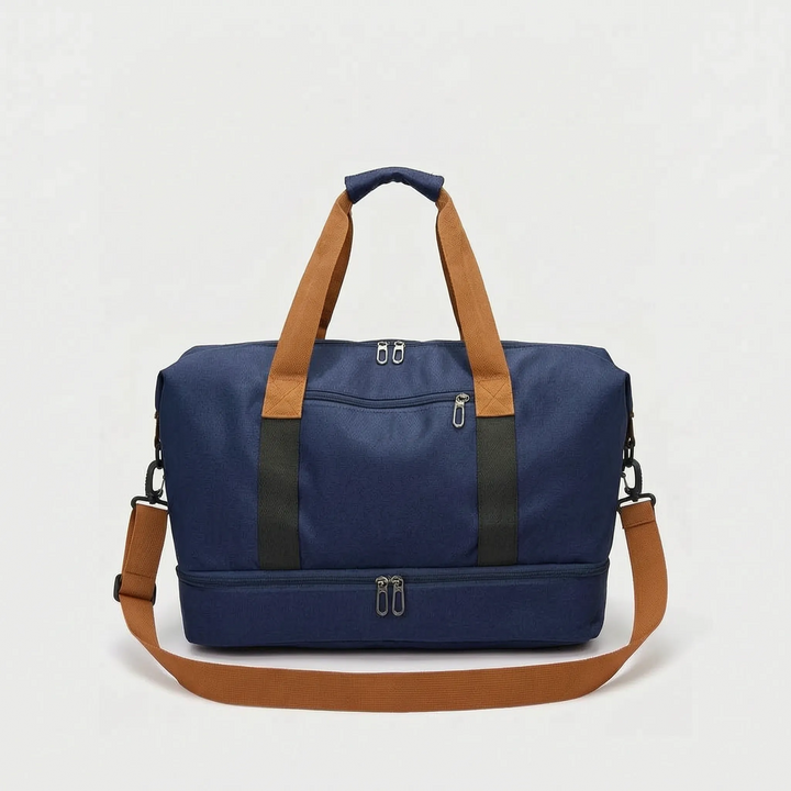 Versatile Compartmentalised Gym Duffel Bag - Velekto