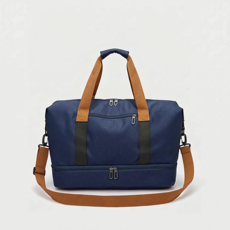 Versatile Compartmentalised Gym Duffel Bag - Velekto