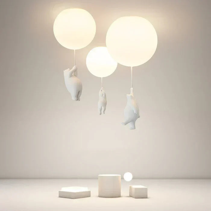 Verspielte Kinderzimmerleuchte - BalloonBearo
