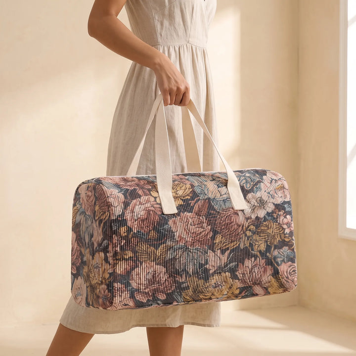 Vintage Floral Large Duffle Bag - Vintosa