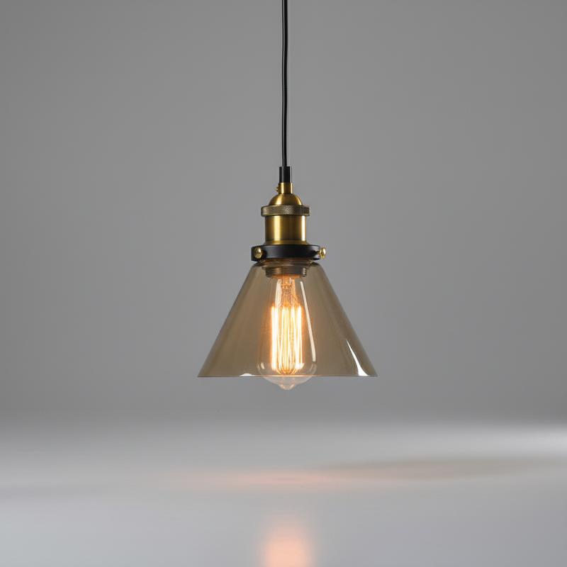 Vintage Industrieglas Hängeleuchte - VeloriaLight