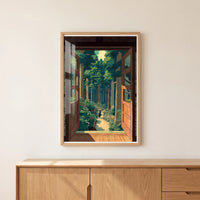 Vintage Japanese Style Landscape Poster - Nikkori