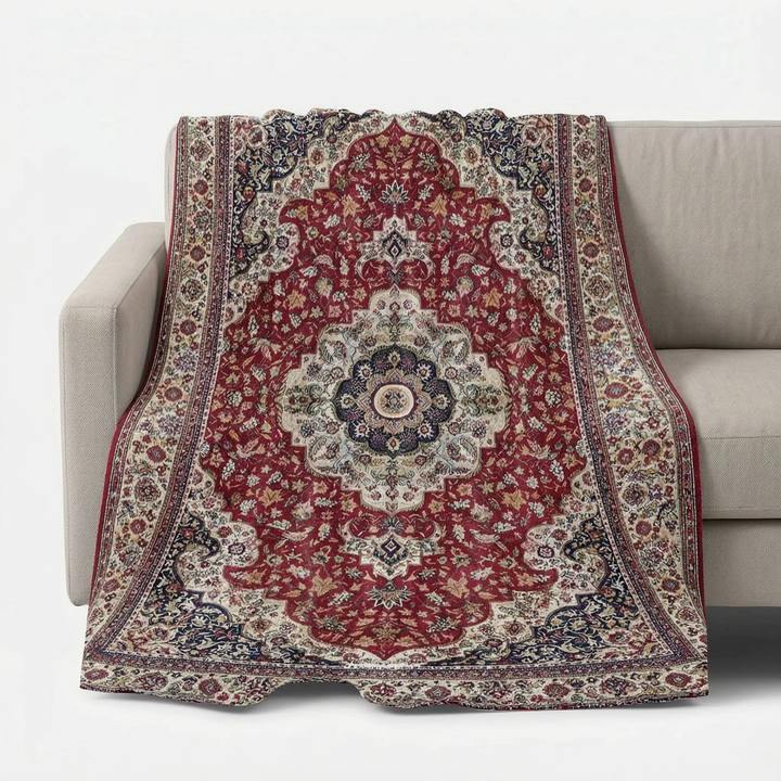 Vintage Patterned Soft Sofa Throw - Vintura