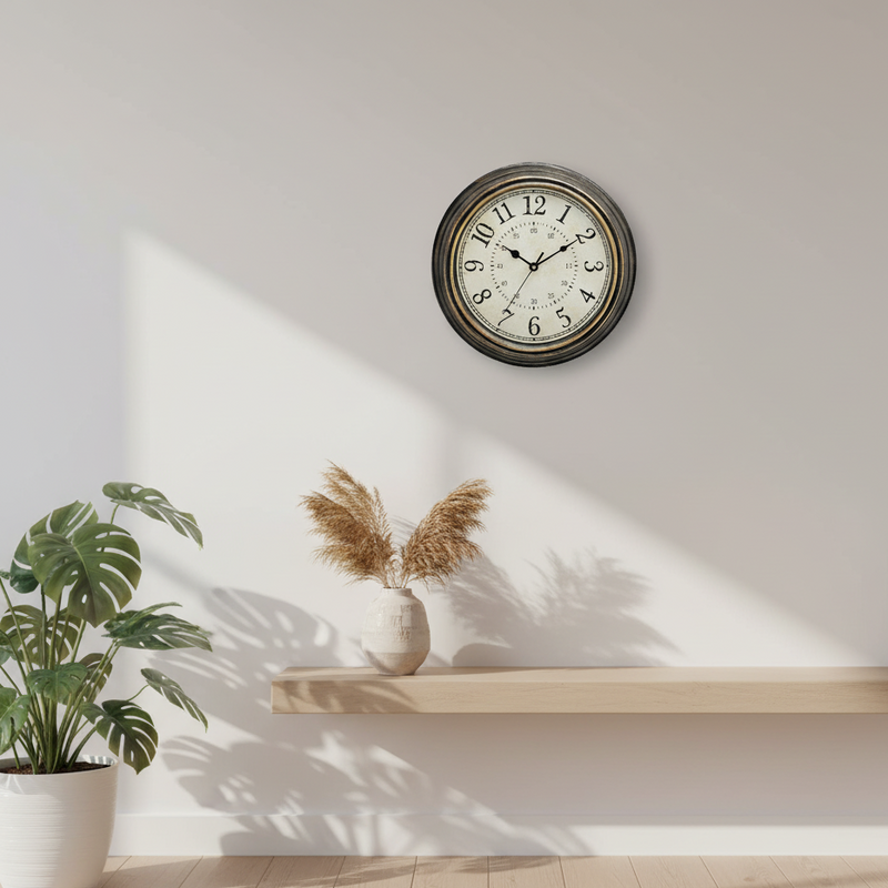Vintage Style Rustic Wall Clock - Chronos