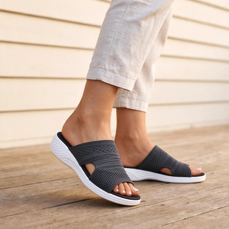 Warm Weather Slip-On Comfort Sandals