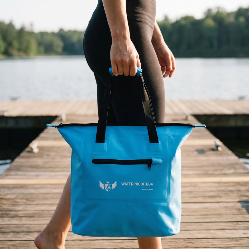 Water-Resistant Shoulder Tote - Rivion