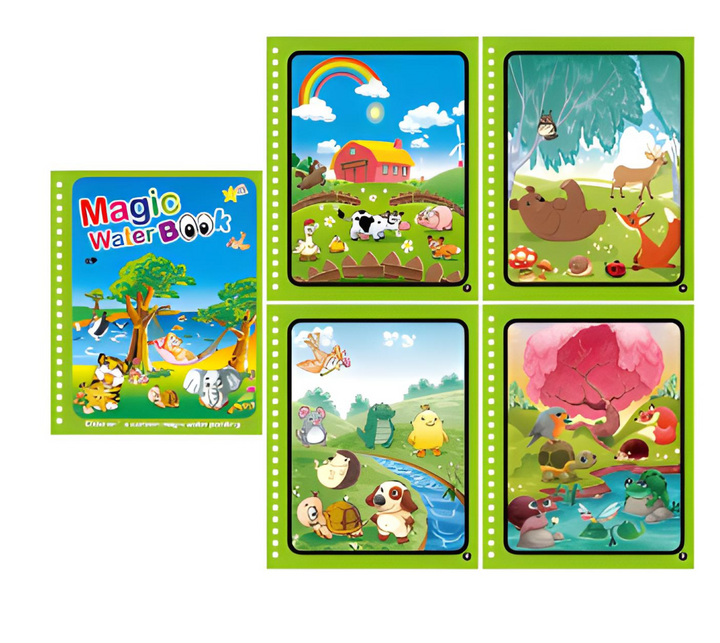 Watercolour book set – Magical mess-free colouring fun (set of 4)