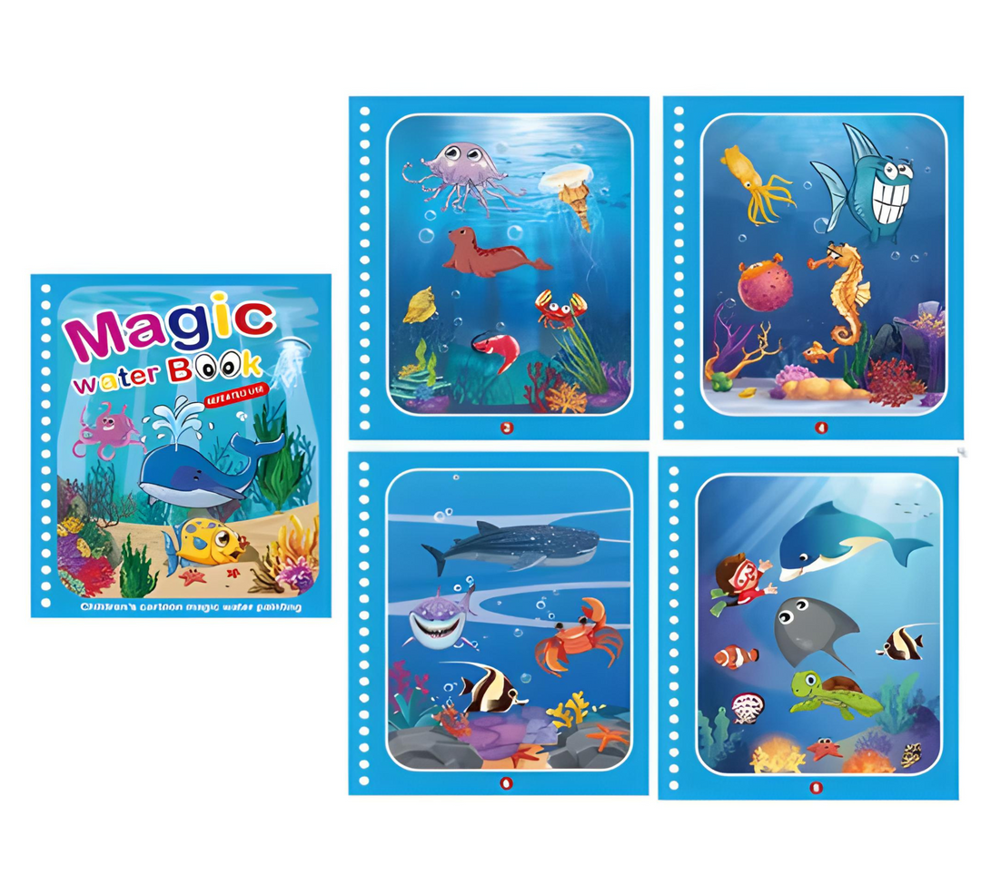 Watercolour book set – Magical mess-free colouring fun (set of 4)
