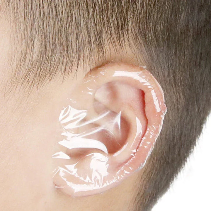 Waterproof ear cushions for babies when bathing, showering and swimming