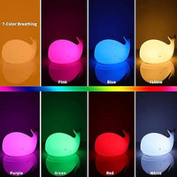 Weiche Silikon Nachtlampe - GlowWhale