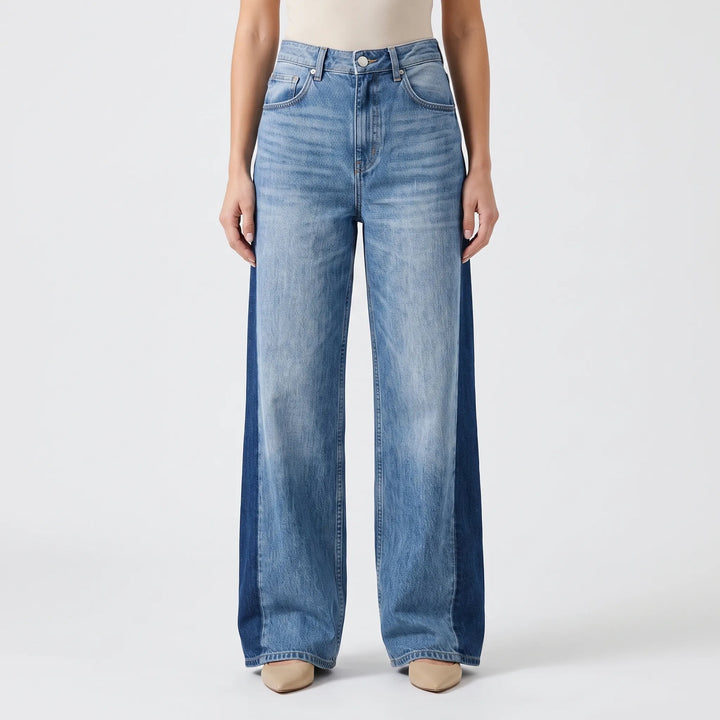Weite Damen Jeans Mit Hohem Bund -  Renee