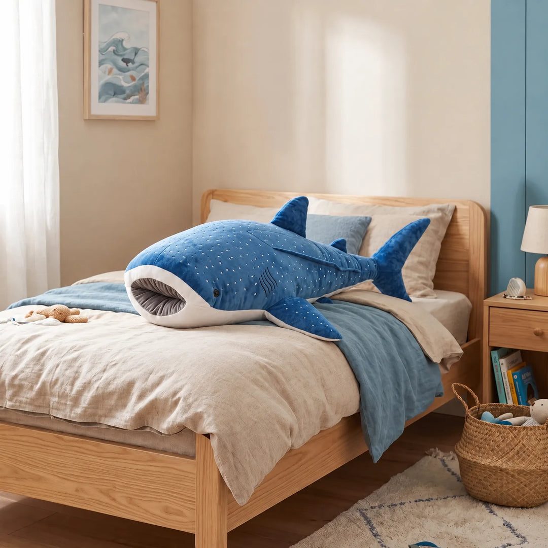 Whale Shark Nursery Decorative Cushion And Floor Pillow