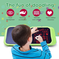 Reusable learning and drawing book for children – including 12 felt‑tip pens