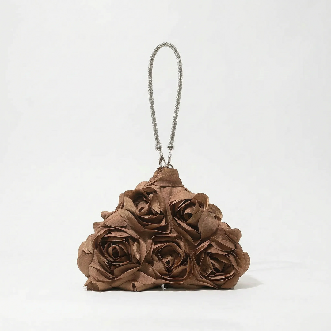 White Evening Clutch Bag - Bloomix
