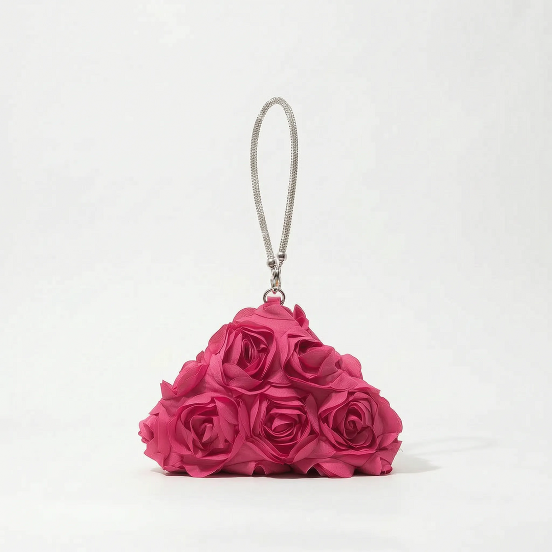 White Evening Clutch Bag - Bloomix