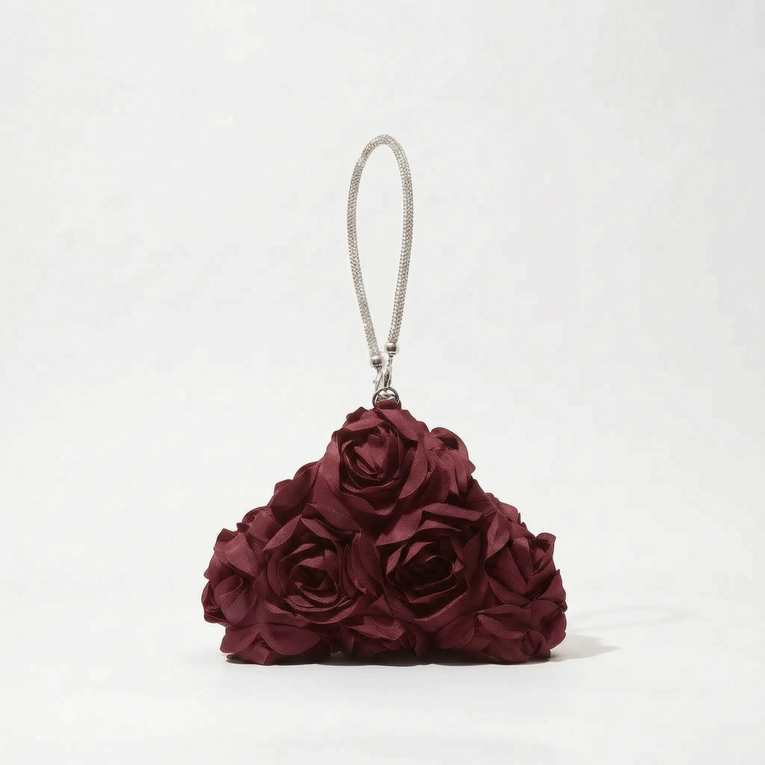White Evening Clutch Bag - Bloomix