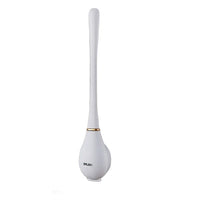 Silicone toilet brush with wall holder & drip tray – Clevora
