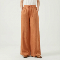 Wide-Leg Casual Trousers -  Sadie