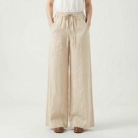 Wide-Leg Casual Trousers -  Sadie