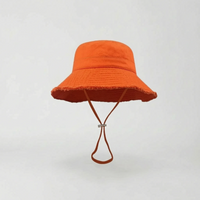 Wide Brim Bucket Hat - Fendora