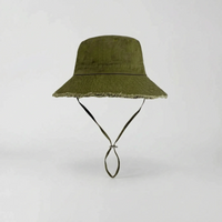 Wide Brim Bucket Hat - Fendora