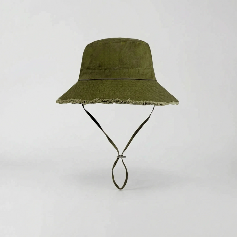 Wide Brim Bucket Hat - Fendora